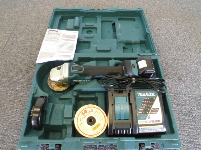 マキタ ディスクグラインダー 工具買取致しました。 岐阜 大垣 買取専門店 高価買取