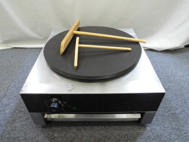 電気クレープ焼き機 厨房機器買取致しました。